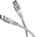 Miniatyrbillede 1 af 8: Goobay USB-C™ supersoft textilkabel med metallkontakter, 2 m, vit elegant och extra robust anslutningskabel för enheter med USB-C™-port