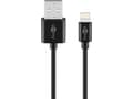 Miniatyrbild 1 av 2: Goobay 72904, 0,5 m, Lightning, USB A, Hanstik, Hanstik, Svart