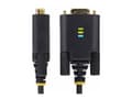 Miniatyrbild 3 av 5: StarTech.com 6.6ft (2m) USB to Serial Adapter Cable, COM Retention, RS232 - USB / seriell kabel - USB (hane) till DB-9 (hane) skruvbar - 2 m - robust