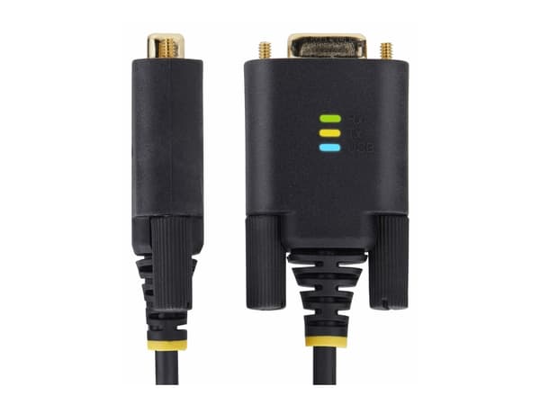 StarTech.com 6.6ft (2m) USB to Serial Adapter Cable, COM Retention, RS232 - USB / seriell kabel - USB (hane) till DB-9 (hane) skruvbar - 2 m - robust