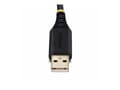 Miniatyrbild 5 av 5: StarTech.com 6.6ft (2m) USB to Serial Adapter Cable, COM Retention, RS232 - USB / seriell kabel - USB (hane) till DB-9 (hane) skruvbar - 2 m - robust