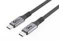 Miniatyrbild 4 av 5: MicroConnect - USB-kabel - 24 pin USB-C (hane) rak till 24 pin USB-C (hane) rak - USB4 Gen3x2 - 20 V - 5 A - 25 cm - USB-strömförsörjning (100W), upp