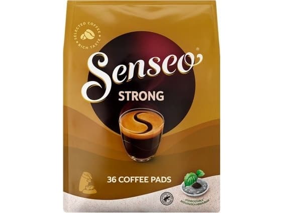Coffee pads Jacobs Douwe Egberts SENSEO(r) STRONG, 36 pcs.