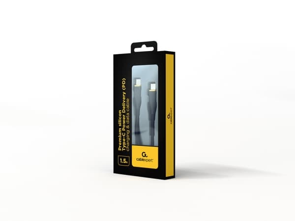 Cablexpert Premium - USB-kabel - 24 pin USB-C (hane) till 24 pin USB-C (hane) - USB 2.0 - 3 A - 1.5 m - data och laddning, formpressad, Strömförsörjn