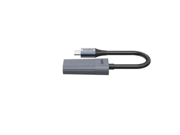 Rapoo UCA-1012, 0,15 m, USB C, Sort