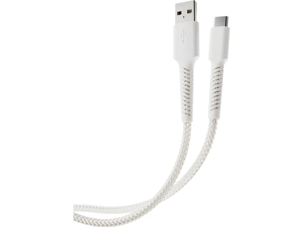 Vivanco USB-laddningskabel USB 2.0 USB 2.0 USB-A-hankontakt, USB-C®-kontakt 0,5 m Vit 63639