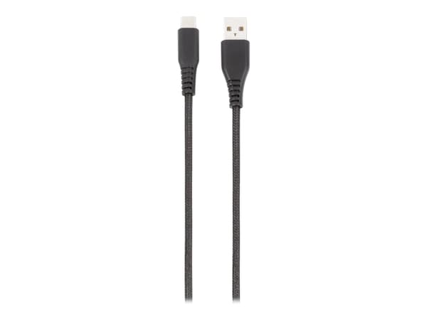 Vivanco LongLife - USB-kabel - 24 pin USB-C (hann) til USB (hann) - 1.5 m - svart