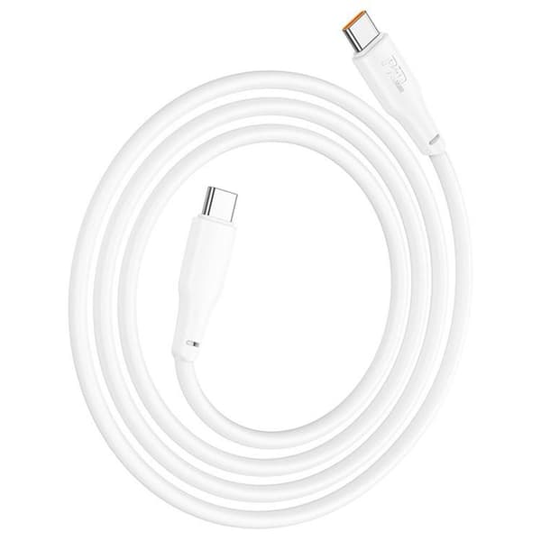 Hoco USB-C till USB-C 100W 2m 3A Kabel X93 - Vit