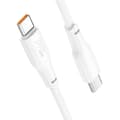 Miniatyrbild 2 av 9: Hoco USB-C till USB-C 100W 2m 3A Kabel X93 - Vit
