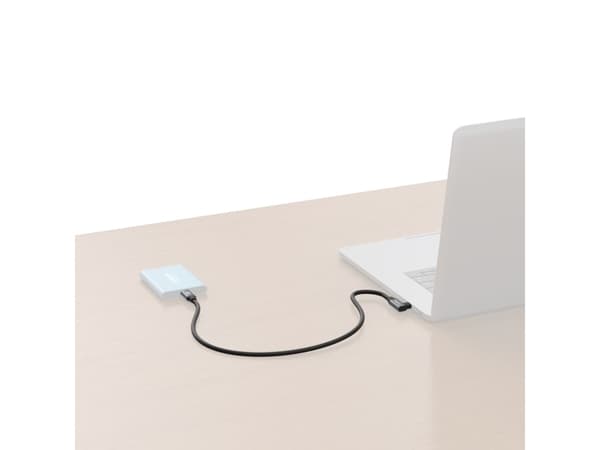 SmallRig 4790, 0,35 m, USB C, USB C, 20 Gbit/s, Svart, Grå