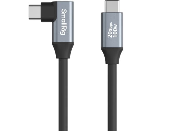 SmallRig 4790, 0,35 m, USB C, USB C, 20 Gbit/s, Svart, Grå