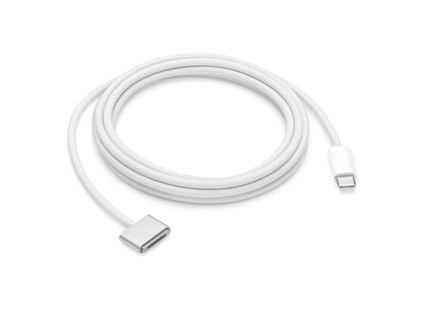 Apple - Strømkabel - 24 pin USB-C (hann) til MagSafe 3 (hann) magnetisk - 2 m - sølv
