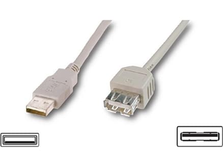 ACC USB-A - 3 m USB-kaapeli Harmaa (OCU0011)