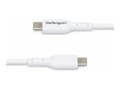 Pikkukuva 2 / 5: StarTech.com 1m (3.3ft) White USB-C Charging Cable, USB C Cable, USB 2.0 Type-C Laptop Charger Cord, 60W 3A Power Delivery, TPE Jacket, USB-C Data Tr