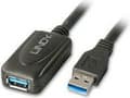 Miniatyrbild 1 av 2: Lindy 43155, 5 m, USB A, USB A, USB 3.2 Gen 1 (3.1 Gen 1), 5 Gbit/s, Svart