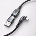 Miniatyrbillede 3 af 10: STATIK Kabel PowerPivot Pro Nylonflettet USB-C Til USB-C Sort 1m