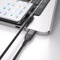 Miniatyrbillede 4 af 10: STATIK Kabel PowerPivot Pro Nylonflettet USB-C Til USB-C Sort 1m