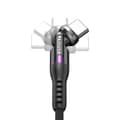 Miniatyrbillede 2 af 10: STATIK Kabel PowerPivot Pro Nylonflettet USB-C Til USB-C Sort 1m