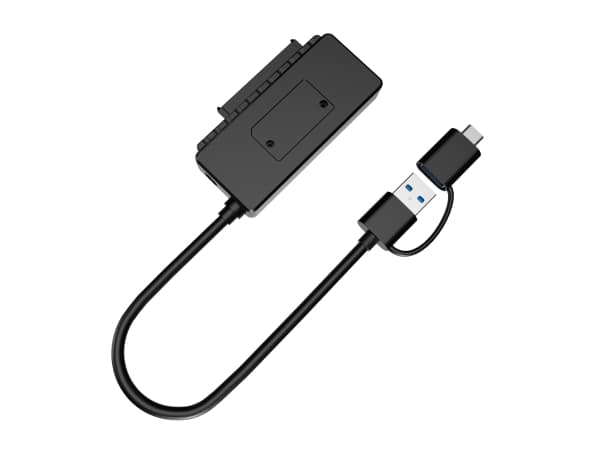 Conceptronic ABBY21B, USB Type-A, SATA 22-pin, Svart