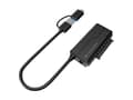 Miniatyrbild 2 av 5: Conceptronic ABBY21B, USB Type-A, SATA 22-pin, Svart