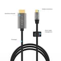 Miniatyrbilde 6 av 10: Fixed Kabel Video USB-C til HDMI 4K/60Hz 2m