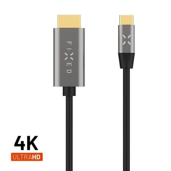 Fixed Kabel Video USB-C til HDMI 4K/60Hz 2m