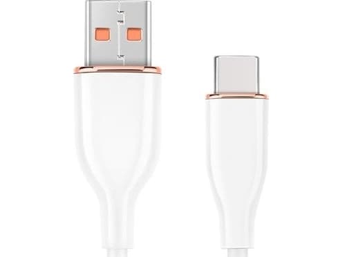 Cablexpert Premium - USB-kabel - USB (hann) til 24 pin USB-C (hann) - USB 2.0 - 2.1 A - 1.5 m - data & charge, formstøpt - hvit