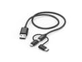Miniatyrbild 1 av 2: Hama 00139513, 1,5 m, USB A, Micro-USB A, USB 2.0, 0,48 Gbit/sek, Sort