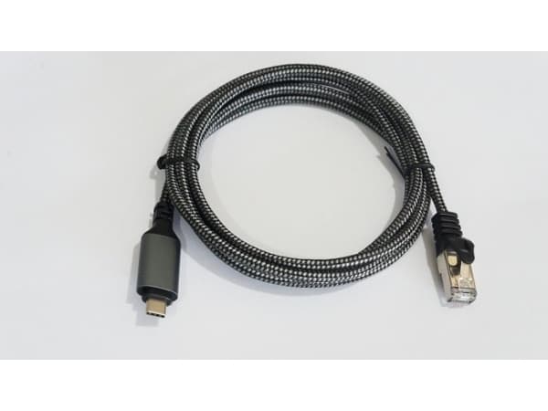!TB RJ-45 - USB C kaapeli 3 m kat.6, 1Gbit