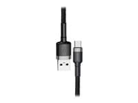 Baseus Cafule USB 2.0 USB Type-C cable 3m Black Grey