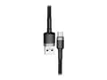 Miniatyrbillede 5 af 5: Baseus Cafule USB 2.0 USB Type-C cable 3m Black Grey