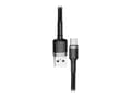 Miniatyrbillede 1 af 5: Baseus Cafule USB 2.0 USB Type-C cable 3m Black Grey