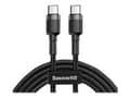 Miniatyrbillede 3 af 3: Baseus Cafule USB 2.0 USB Type-C cable 2m Black Grey