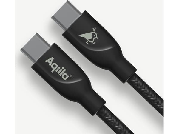Aqiila Cablebird CB12 USB-C kabel USB 2.0 USB-C® stik 2.00 m Sort AQCBPBICB3BD874