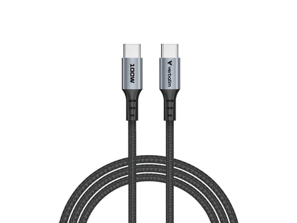 Verbatim 31846, 1,2 m, USB C, USB C, USB 2.0, 0,48 Gbit/s, Sort