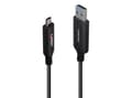 Miniatyrbild 1 av 5: Lindy 43396, 25 m, USB A, USB C, USB 3.2 Gen 1 (3.1 Gen 1), 5 Gbit/s, Svart