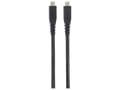Miniatyrbilde 2 av 5: Renkforce RF-5501100, 0,5 m, USB C, USB C, USB 3.2 Gen 2 (3.1 Gen 2), 20 Gbit/s, Sort