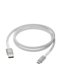 Miniatyrbillede 1 af 2: dbramante1928 Re-Charge Pro flettet kabel - USB-A til USB-C, 1,2 m - hvid