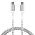 Miniatyrbilde 1 av 2: dbramante1928 Flettet USB-C til USB-C-kabel - 1,2 m - grå
