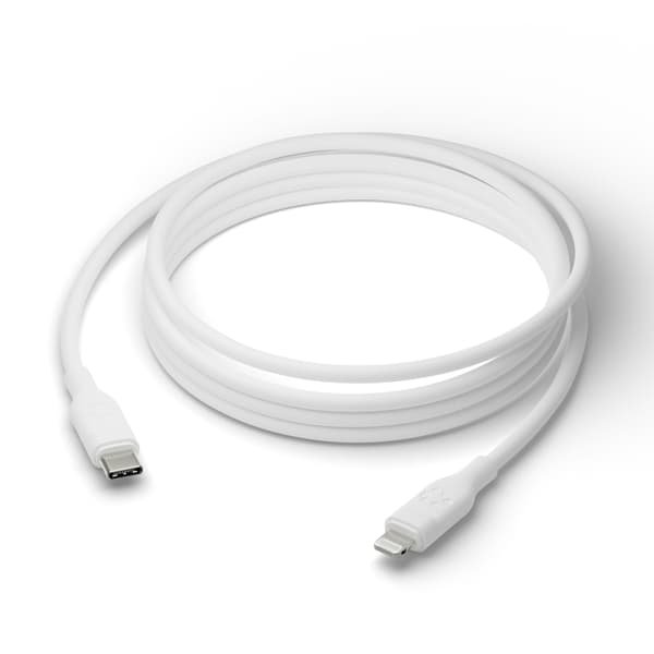 dbramante1928 Re-charge - kaapeli - USB-C Lightningiin, 2,5m - valkoinen