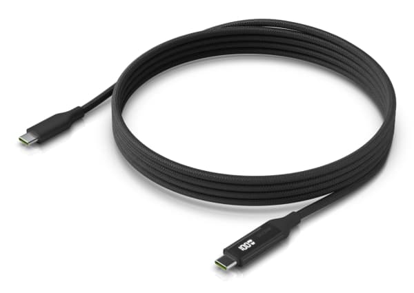 Ubiquiti UACC-Cable-USB-100W-2M-BK, 2 m, USB C, USB C, 0,48 Gbit/s, Svart, Grå