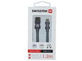 Miniatyrbild 2 av 3: Swissten 71521202, 1,2 m, USB A, USB C, 0,48 Gbit/s, Grå