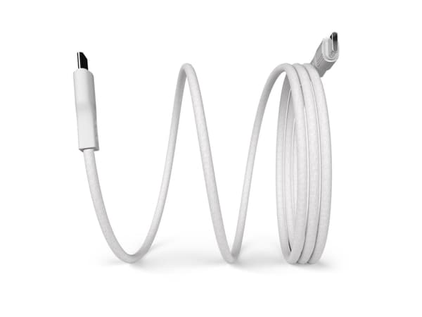 PURO PUCUSBCUSBCMAGWHI, 1 m, USB C, USB C, USB 3.2 Gen 2 (3.1 Gen 2), 20 Gbit/sek, Vit