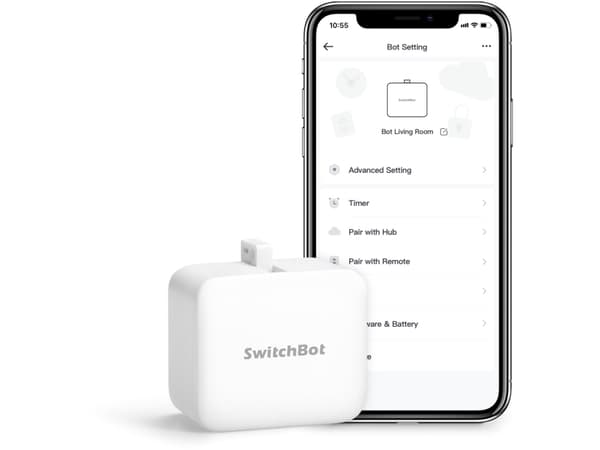 SwitchBot Bot Smart Switch Toggle Smarter Schalter weiß