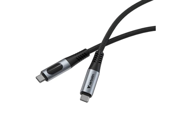 Verbatim 31848, 1,2 m, USB C, USB C, USB 2.0, 0,48 Gbit/s, Svart