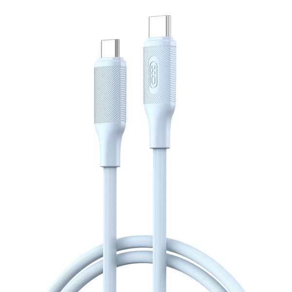 XO USB-C Till USB-C 60W Kabel 1m PD Q265B - Blå