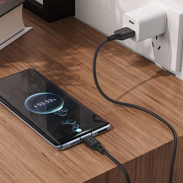 HOCO USB Till USB-C 1m Kabel 3A X90 - Svart