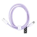 Miniatyrbild 1 av 2: Typ-C to Typ-C Kabel PD 60W 3A C263 1m - Lila