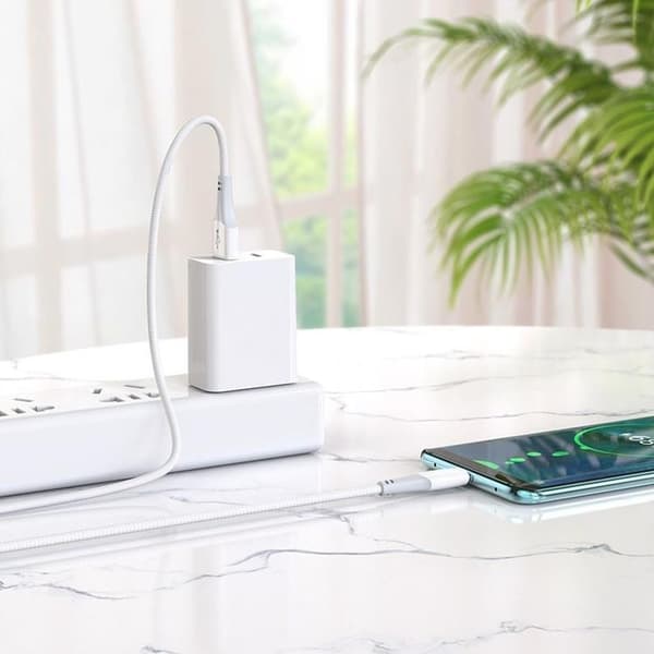 HOCO USB-A Till USB-C Kabel 1m 3A X70 - Vit