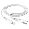 Miniatyrbild 2 av 4: HOCO USB-A Till USB-C Kabel 1m 3A X70 - Vit